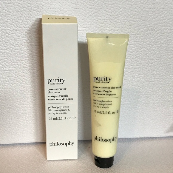 🆕 PHILOSOPHY - Purity Made Simple Pore Extractor Clay Mask 75 mL NIB - Picture 8 of 8